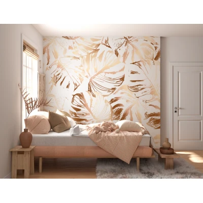 Fototapet fara imbinari Gold Palm Premier Decor
