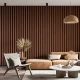 Fototapet fara imbinari Vertical Wooden Slats Texture For Interior