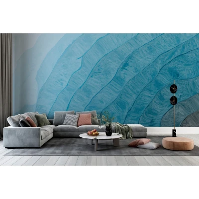 Fototapet fara imbinari Abstract Watercolor Paint Dark Blue Color Grunge Texture Premier Decor