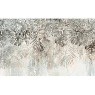 Fototapet fara imbinari Pale Leaves Premier Decor
