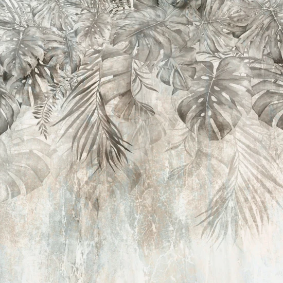 Fototapet fara imbinari Pale Leaves