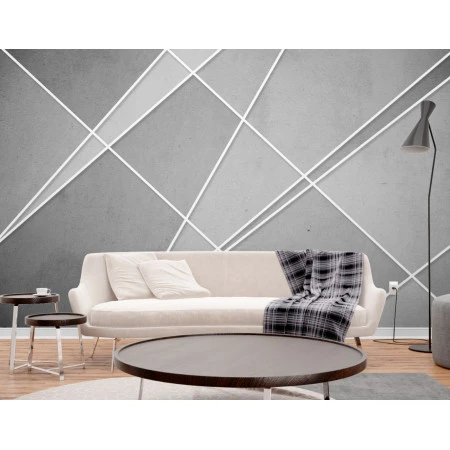 Fototapet fara imbinari Gray Background Premier Decor