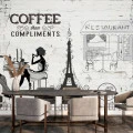 Fototapet fara imbinari Coffee In Paris