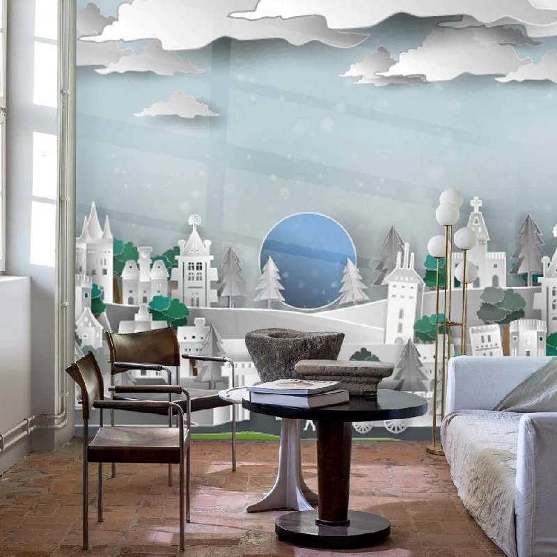 Fototapet fara imbinari Dream Antiquated Night City