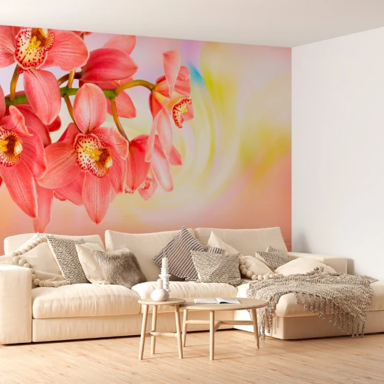 Fototapet fara imbinari Orchid