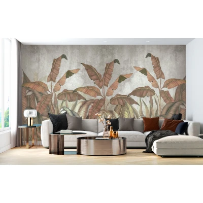 Fototapet fara imbinari Giant Leaves Premier Decor