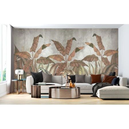 Fototapet fara imbinari Giant Leaves Premier Decor