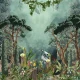 Fototapet fara imbinari Enchanted Jungle