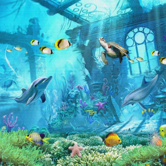 Fototapet fara imbinari The Aquatic World