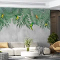 Fototapet fara imbinari The Beautiful And Enchanting Leaves Of The Palm Tree