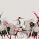 Fototapet fara imbinari Japanese Crane