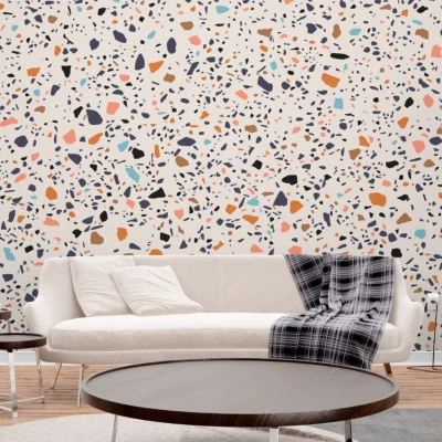 Fototapet fara imbinari Terrazzo Flooring Premier Decor