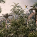 Fototapet fara imbinari Jungle At The Foot Of The Mountain