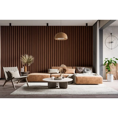Fototapet fara imbinari Vertical Wooden Slats Texture For Interior Premier Decor