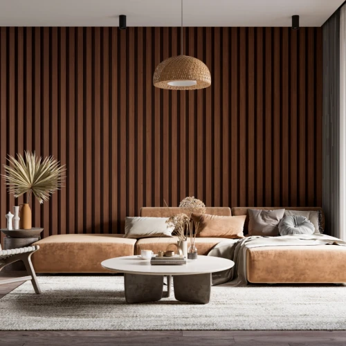 Fototapet fara imbinari Vertical Wooden Slats Texture For Interior