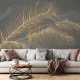 Fototapet fara imbinari  Luxury Feather Gold
