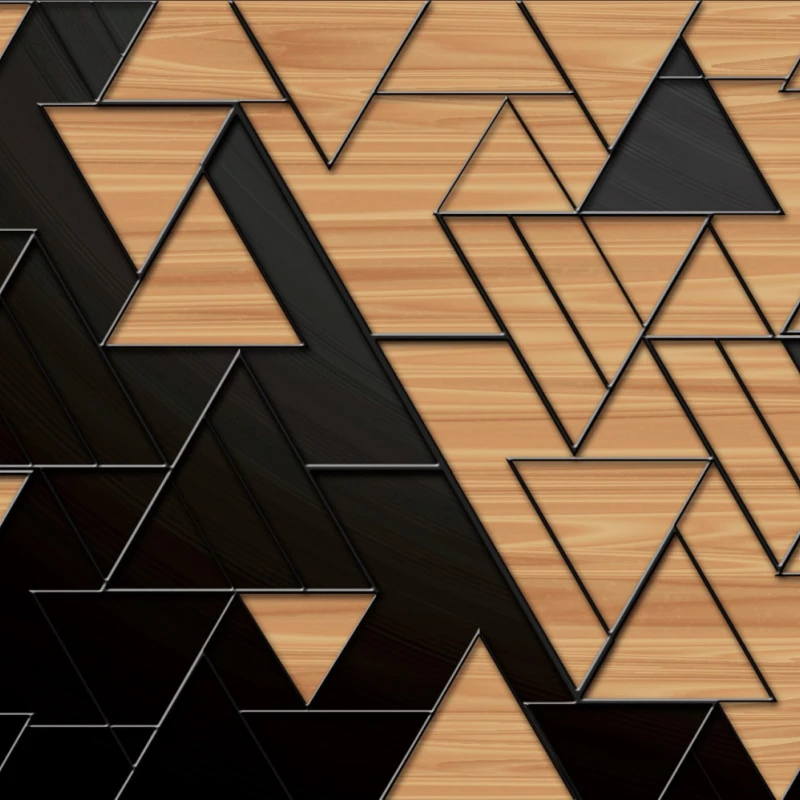 Fototapet fara imbinari Abstract World Triangles