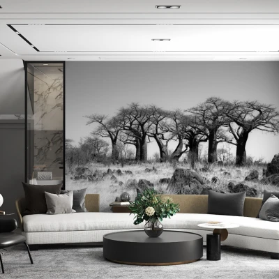 Fototapet fara imbinari Baobab Paradise Premier Decor