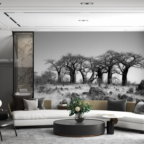 Fototapet fara imbinari Baobab Paradise