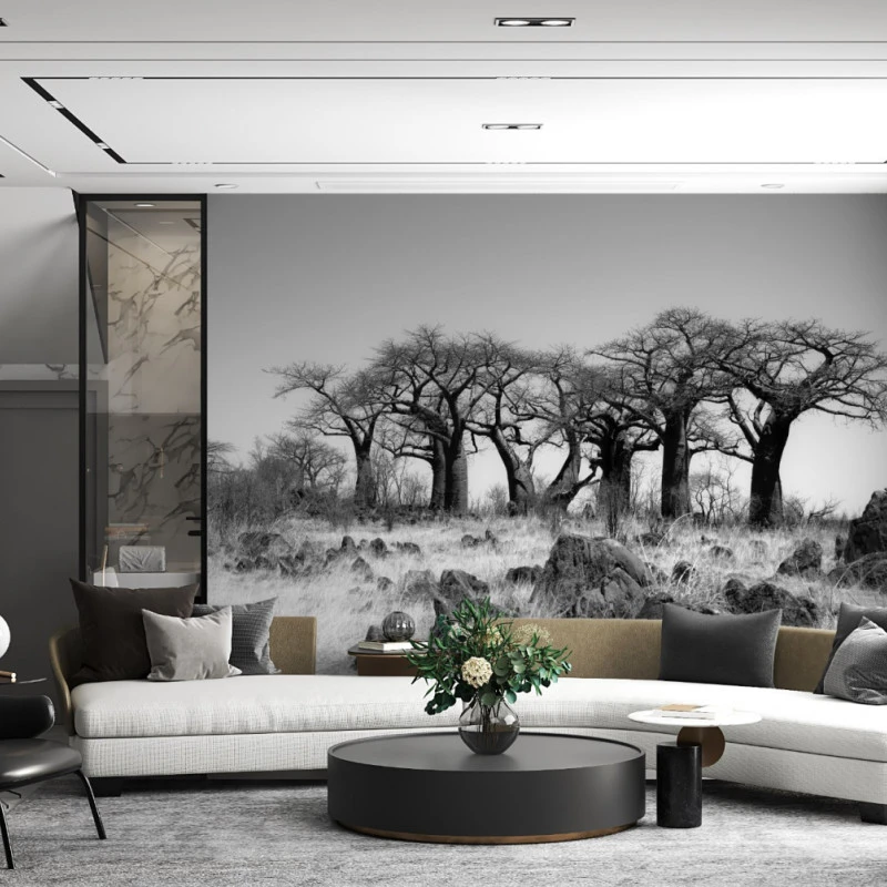 Fototapet fara imbinari Baobab Paradise