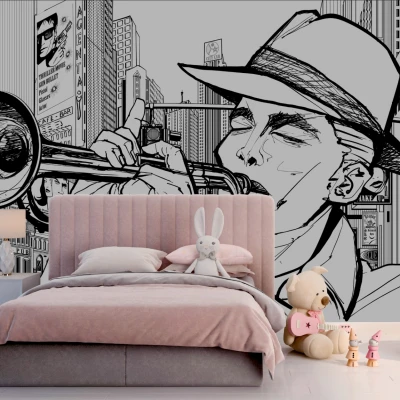 Fototapet fara imbinari Jazz Premier Decor