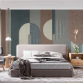 Fototapet fara imbinari Minimalist Shapes Circles And Lines