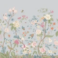 Fototapet fara imbinari Field Of Flowers In Pastel Tones