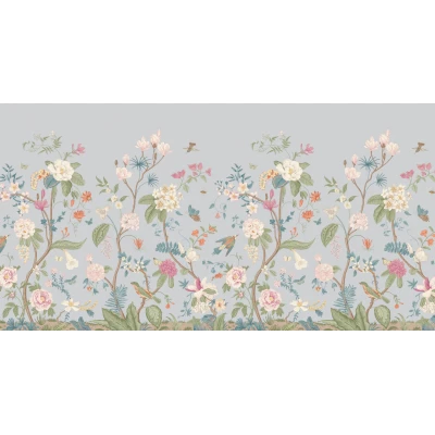 Fototapet fara imbinari Field Of Flowers In Pastel Tones Premier Decor