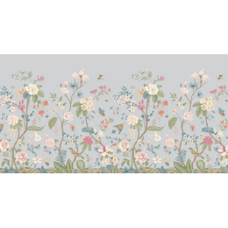 Fototapet fara imbinari Field Of Flowers In Pastel Tones Premier Decor