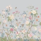 Fototapet fara imbinari Field Of Flowers In Pastel Tones