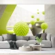 Fototapet fara imbinari Green Balls