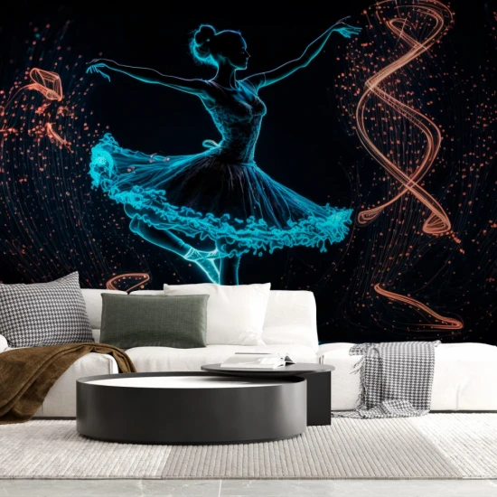 Fototapet fara imbinari Moon Ballerina Fototapet fara imbinari Moon Ballerina