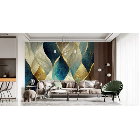 Fototapet fara imbinari Abstract Luxury Marble Background cu Riflaj Premier Decor