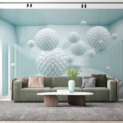 Fototapet fara imbinari Spiked Spheres Premier Decor