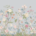 Fototapet fara imbinari Field Of Flowers In Pastel Tones