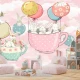 Fototapet fara imbinari Cute Flying Bunnies In Dreams
