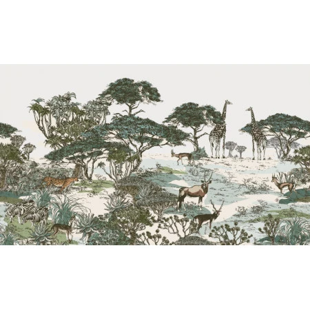 Fototapet fara imbinari Landscape Animals Premier Decor