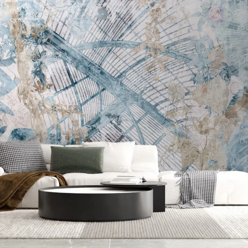 Fototapet fara imbinari Greenhouse In Shades Of Blue