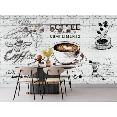 Fototapet fara imbinari Coffee Premier Decor