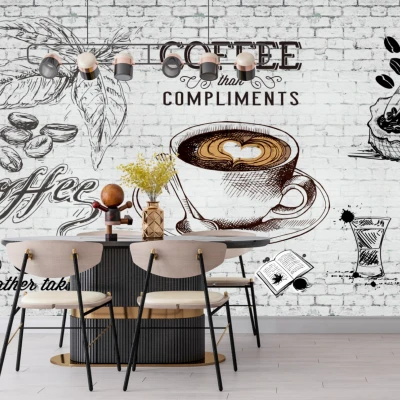 Fototapet fara imbinari Coffee Premier Decor