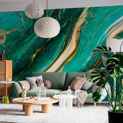 Fototapet fara imbinari Emerald Premier Decor