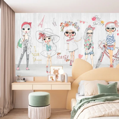 Fototapet fara imbinari Fashionistas Premier Decor