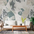 Fototapet fara imbinari Abstract Leaves Grunge Texture