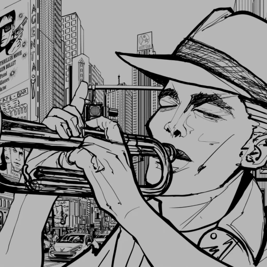 Fototapet fara imbinari Jazz Fototapet fara imbinari Jazz