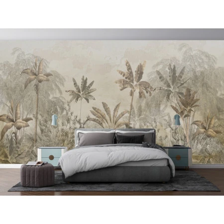 Fototapet fara imbinari Vintage Palms Premier Decor
