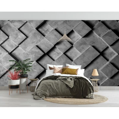 Fototapet fara imbinari Concrete Squares Premier Decor