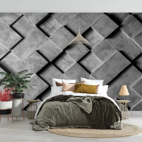 Fototapet fara imbinari Concrete Squares