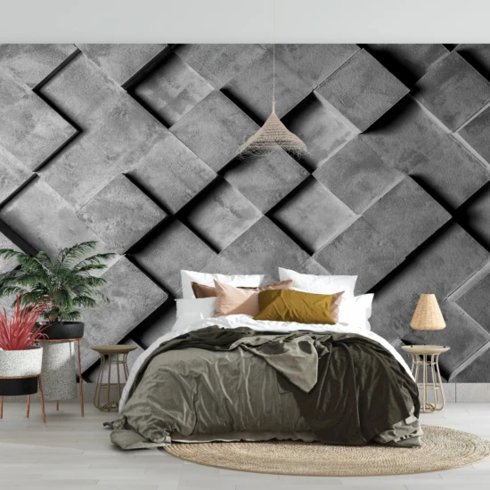 Fototapet fara imbinari Concrete Squares