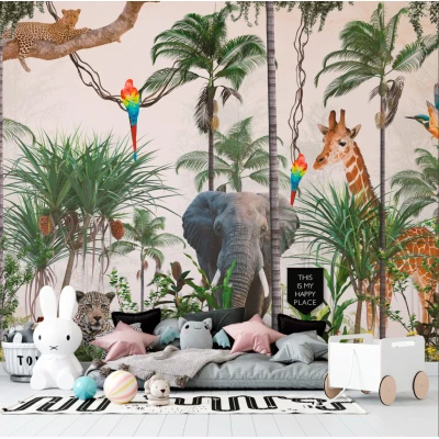 Fototapet fara imbinari African Tropical Jungle Premier Decor