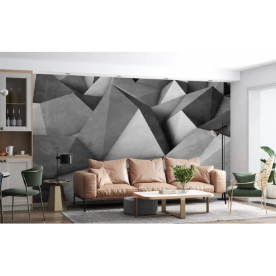 Fototapet fara imbinari Abstract Triangles Premier Decor